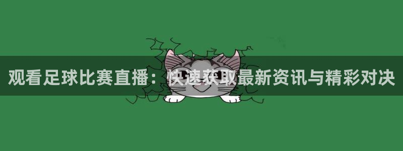 观看足球比赛直播：快速获取最新资讯与精彩对决