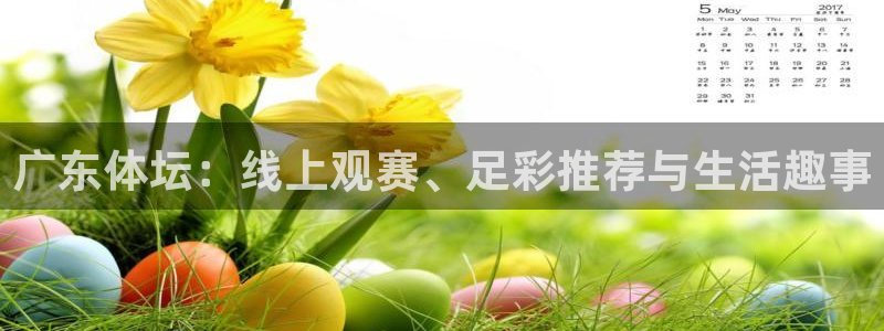 广东体坛：线上观赛、足彩推荐与生活趣事