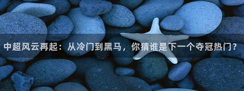 中超风云再起：从冷门到黑马，你猜谁是下一个夺冠热门？