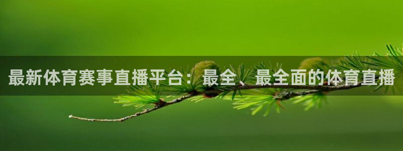 最新体育赛事直播平台：最全、最全面的体育直播