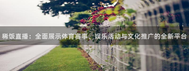 稀饭直播：全面展示体育赛事、娱乐活动与文化推广的全新平台