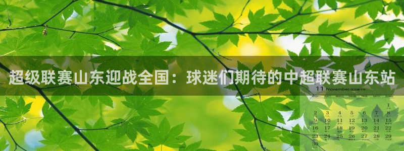 超级联赛山东迎战全国：球迷们期待的中超联赛山东站